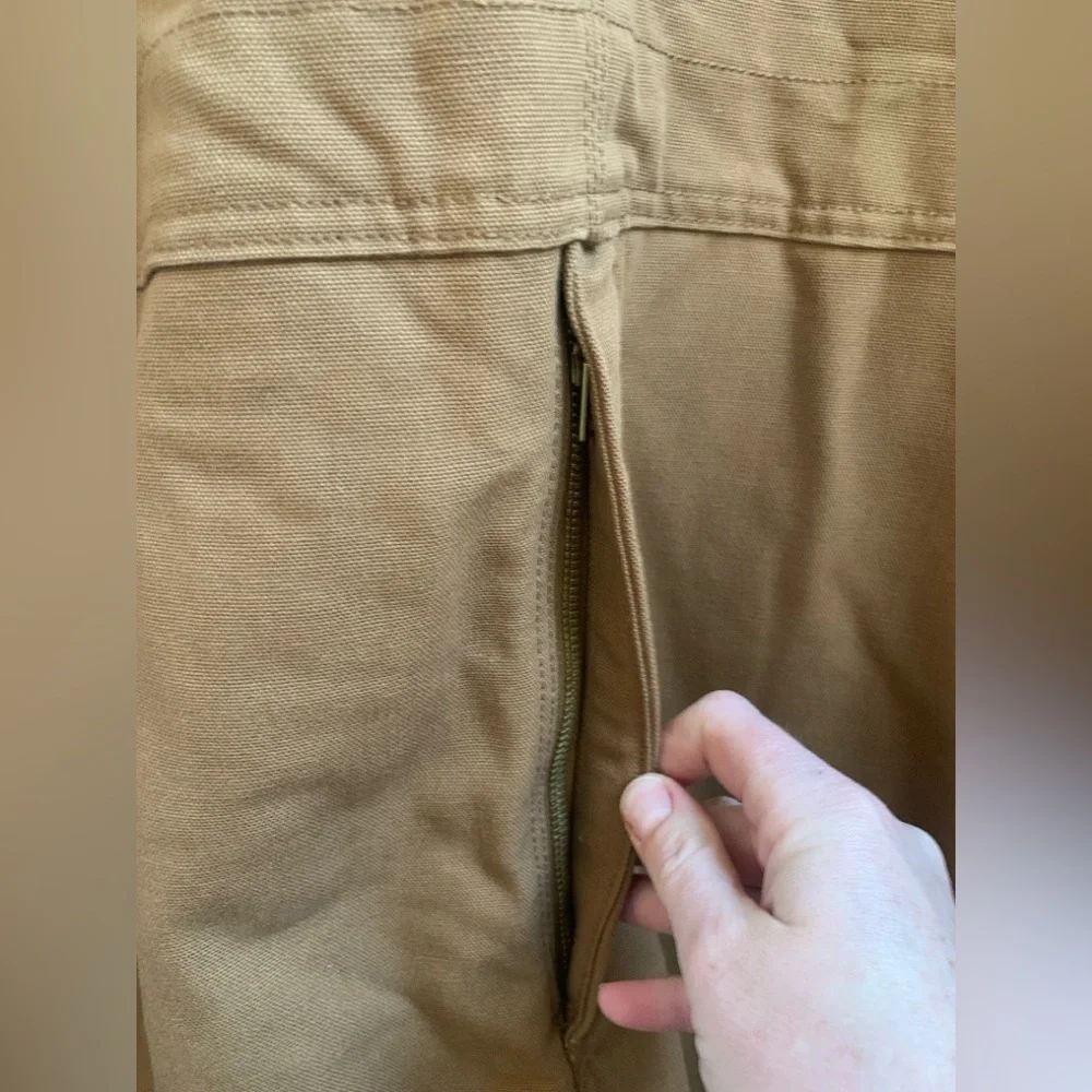 Like new Carhartt FR Bib Overalls 48x32 - Picture 5 of 11